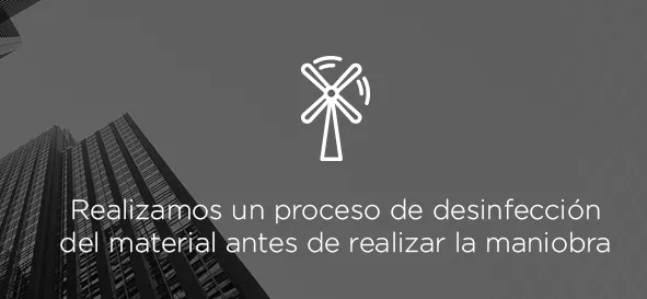 Proceso de desinfección